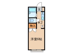 メイプルタウンの物件間取画像